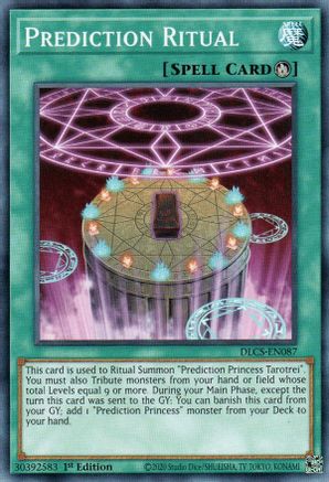 Prediction Ritual (DLCS-EN087) - Dragons of Legend: The Complete Series 1st Edition - Premium Yugioh Single from Konami - Just $0.08! Shop now at Game Crave Tournament Store
