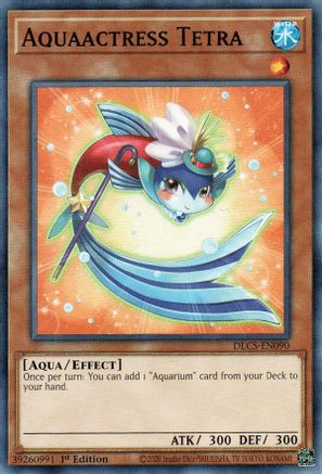Aquaactress Tetra (DLCS-EN090) - Dragons of Legend: The Complete Series 1st Edition - Premium Yugioh Single from Konami - Just $0.08! Shop now at Game Crave Tournament Store
