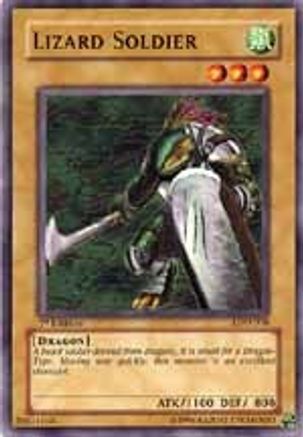 Lizard Soldier (LOD-038) - Legacy of Darkness Unlimited - Premium Yugioh Single from Konami - Just $0.25! Shop now at Game Crave Tournament Store