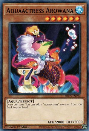 Aquaactress Arowana (DLCS-EN092) - Dragons of Legend: The Complete Series 1st Edition - Premium Yugioh Single from Konami - Just $0.25! Shop now at Game Crave Tournament Store