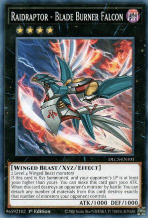 Raidraptor - Blade Burner Falcon (DLCS-EN101) - Dragons of Legend: The Complete Series 1st Edition - Premium Yugioh Single from Konami - Just $0.25! Shop now at Game Crave Tournament Store