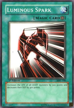 Luminous Spark (MRL-100) - Magic Ruler 1st Edition - Premium Yugioh Single from Konami - Just $1.87! Shop now at Game Crave Tournament Store