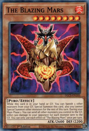 The Blazing Mars (DLCS-EN103) - Dragons of Legend: The Complete Series 1st Edition - Premium Yugioh Single from Konami - Just $0.25! Shop now at Game Crave Tournament Store