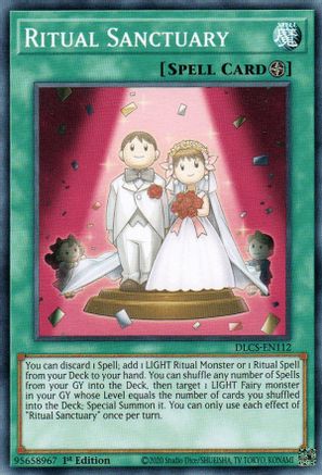 Ritual Sanctuary (DLCS-EN112) - Dragons of Legend: The Complete Series 1st Edition - Premium Yugioh Single from Konami - Just $0.08! Shop now at Game Crave Tournament Store
