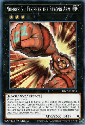 Number 51: Finisher the Strong Arm (DLCS-EN120) - Dragons of Legend: The Complete Series 1st Edition - Premium Yugioh Single from Konami - Just $0.25! Shop now at Game Crave Tournament Store