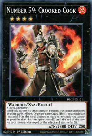 Number 59: Crooked Cook (DLCS-EN121) - Dragons of Legend: The Complete Series 1st Edition - Premium Yugioh Single from Konami - Just $1.22! Shop now at Game Crave Tournament Store
