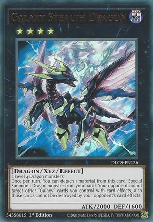 Galaxy Stealth Dragon (DLCS-EN126) - Dragons of Legend: The Complete Series 1st Edition - Premium Yugioh Single from Konami - Just $0.71! Shop now at Game Crave Tournament Store