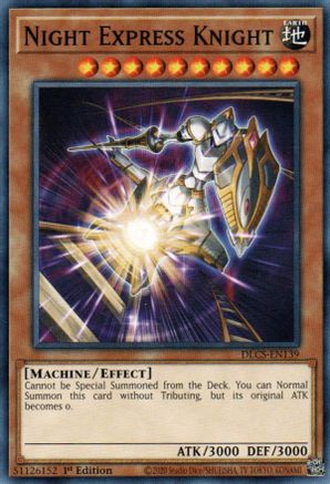 Night Express Knight (DLCS-EN139) - Dragons of Legend: The Complete Series 1st Edition - Premium Yugioh Single from Konami - Just $0.31! Shop now at Game Crave Tournament Store