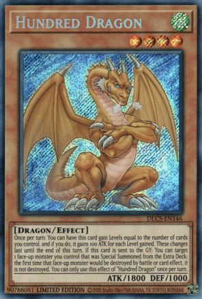 Hundred Dragon (DLCS-EN146) - Dragons of Legend: The Complete Series Limited - Premium Yugioh Single from Konami - Just $1.31! Shop now at Game Crave Tournament Store