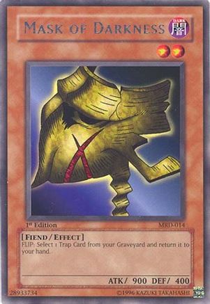 Mask of Darkness (MRD-014) - Metal Raiders 1st Edition - Premium Yugioh Single from Konami - Just $5.85! Shop now at Game Crave Tournament Store