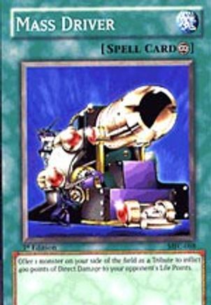 Mass Driver (MFC-088) - Magician's Force 1st Edition - Premium Yugioh Single from Konami - Just $0.89! Shop now at Game Crave Tournament Store