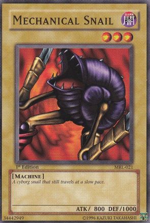 Mechanical Snail (MRL-021) - Magic Ruler Unlimited - Premium Yugioh Single from Konami - Just $0.26! Shop now at Game Crave Tournament Store
