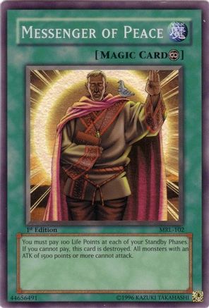 Messenger of Peace (MRL-102) - Magic Ruler 1st Edition - Premium Yugioh Single from Konami - Just $11.58! Shop now at Game Crave Tournament Store