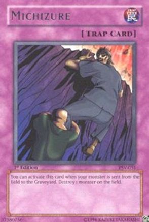 Michizure (PSV-051) - Pharaoh's Servant 1st Edition - Premium Yugioh Single from Konami - Just $0.42! Shop now at Game Crave Tournament Store