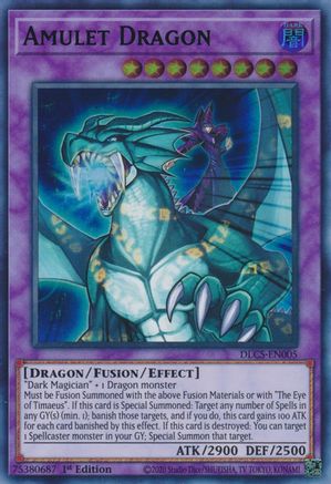 Amulet Dragon (Green) (DLCS-EN005) - Dragons of Legend: The Complete Series 1st Edition - Premium Yugioh Single from Konami - Just $1.06! Shop now at Game Crave Tournament Store