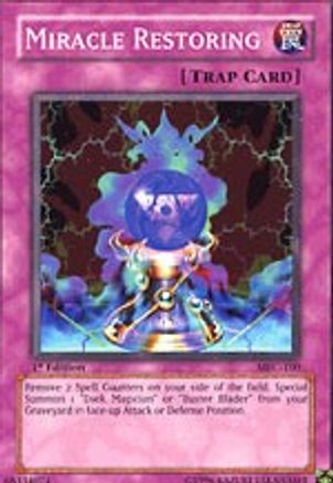 Miracle Restoring (MFC-100) - Magician's Force Unlimited - Premium Yugioh Single from Konami - Just $0.25! Shop now at Game Crave Tournament Store