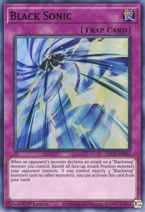 Black Sonic (Purple) (DLCS-EN032) - Dragons of Legend: The Complete Series 1st Edition - Premium Yugioh Single from Konami - Just $0.27! Shop now at Game Crave Tournament Store