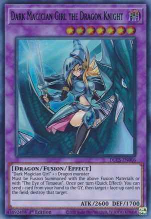 Dark Magician Girl the Dragon Knight (Blue) (DLCS-EN006) - Dragons of Legend: The Complete Series 1st Edition - Premium Yugioh Single from Konami - Just $0.67! Shop now at Game Crave Tournament Store