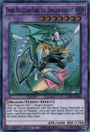 Dark Magician Girl the Dragon Knight (Alternate Art) (DLCS-EN006) - Dragons of Legend: The Complete Series 1st Edition - Premium Yugioh Single from Konami - Just $11.71! Shop now at Game Crave Tournament Store