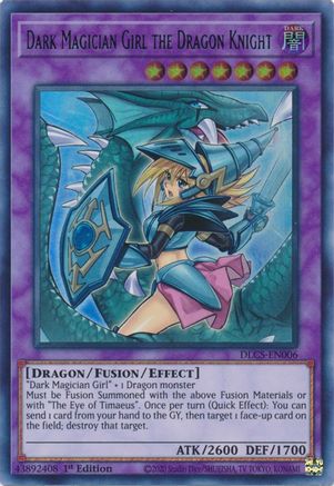 Dark Magician Girl the Dragon Knight (Alternate Art) (Green) (DLCS-EN006) - Dragons of Legend: The Complete Series 1st Edition - Premium Yugioh Single from Konami - Just $4.49! Shop now at Game Crave Tournament Store