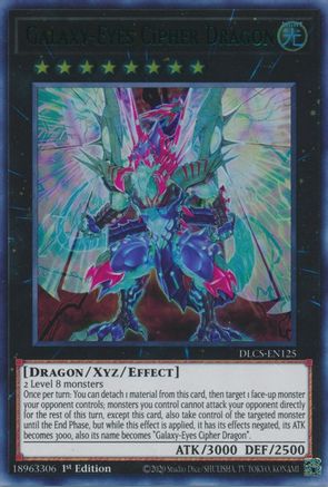 Galaxy-Eyes Cipher Dragon (Green) (DLCS-EN125) - Dragons of Legend: The Complete Series 1st Edition - Premium Yugioh Single from Konami - Just $2.13! Shop now at Game Crave Tournament Store