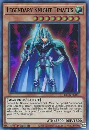 Legendary Knight Timaeus (Green) (DLCS-EN001) - Dragons of Legend: The Complete Series 1st Edition - Premium Yugioh Single from Konami - Just $0.26! Shop now at Game Crave Tournament Store