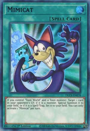Mimicat (Purple) (DLCS-EN078) - Dragons of Legend: The Complete Series 1st Edition - Premium Yugioh Single from Konami - Just $1.14! Shop now at Game Crave Tournament Store