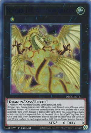 Number 100: Numeron Dragon (Green) (DLCS-EN117) - Dragons of Legend: The Complete Series 1st Edition - Premium Yugioh Single from Konami - Just $0.12! Shop now at Game Crave Tournament Store
