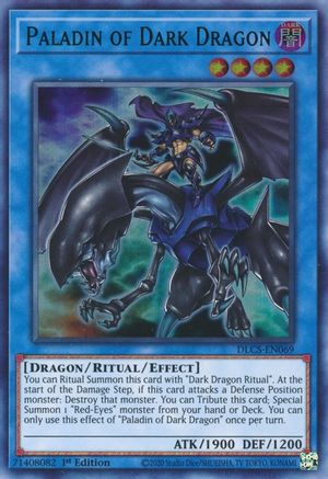 Paladin of Dark Dragon (Green) (DLCS-EN069) - Dragons of Legend: The Complete Series 1st Edition - Premium Yugioh Single from Konami - Just $0.26! Shop now at Game Crave Tournament Store