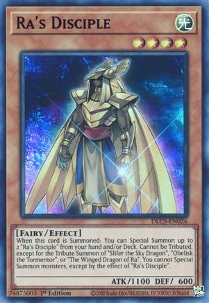 Ra's Disciple (Blue) (DLCS-EN026) - Dragons of Legend: The Complete Series 1st Edition - Premium Yugioh Single from Konami - Just $0.33! Shop now at Game Crave Tournament Store