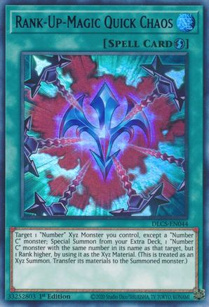 Rank-Up-Magic Quick Chaos (Blue) (DLCS-EN044) - Dragons of Legend: The Complete Series 1st Edition - Premium Yugioh Single from Konami - Just $0.26! Shop now at Game Crave Tournament Store