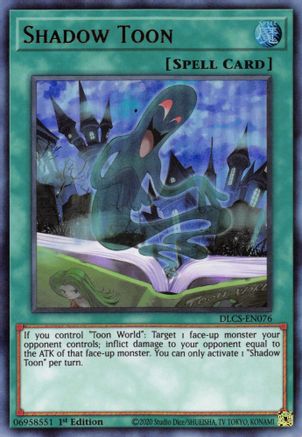 Shadow Toon (Purple) (DLCS-EN076) - Dragons of Legend: The Complete Series 1st Edition - Premium Yugioh Single from Konami - Just $0.50! Shop now at Game Crave Tournament Store