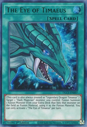 The Eye of Timaeus (Green) (DLCS-EN007) - Dragons of Legend: The Complete Series 1st Edition - Premium Yugioh Single from Konami - Just $3.54! Shop now at Game Crave Tournament Store