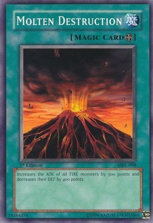 Molten Destruction (MRL-098) - Magic Ruler 1st Edition - Premium Yugioh Single from Konami - Just $2.66! Shop now at Game Crave Tournament Store