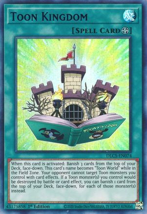 Toon Kingdom (Blue) (DLCS-EN074) - Dragons of Legend: The Complete Series 1st Edition - Premium Yugioh Single from Konami - Just $4.99! Shop now at Game Crave Tournament Store