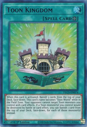 Toon Kingdom (Purple) (DLCS-EN074) - Dragons of Legend: The Complete Series 1st Edition - Premium Yugioh Single from Konami - Just $4.77! Shop now at Game Crave Tournament Store