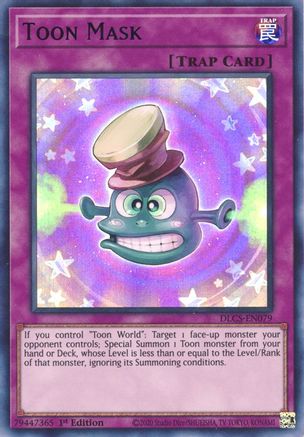 Toon Mask (Purple) (DLCS-EN079) - Dragons of Legend: The Complete Series 1st Edition - Premium Yugioh Single from Konami - Just $0.67! Shop now at Game Crave Tournament Store