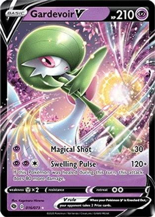 Gardevoir V 16/73 - Champions Path Holofoil - Premium Pokemon Single from Nintendo - Just $0.61! Shop now at Game Crave Tournament Store