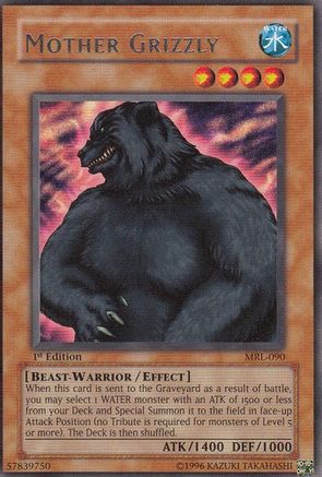Mother Grizzly (MRL-090) - Magic Ruler Unlimited - Premium Yugioh Single from Konami - Just $0.31! Shop now at Game Crave Tournament Store