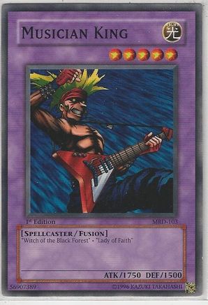 Musician King (MRD-103) - Metal Raiders Unlimited - Premium Yugioh Single from Konami - Just $0.11! Shop now at Game Crave Tournament Store