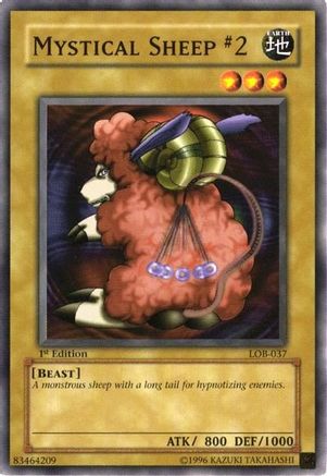 Mystical Sheep #2 (LOB-037) - The Legend of Blue Eyes White Dragon 1st Edition - Premium Yugioh Single from Konami - Just $0.66! Shop now at Game Crave Tournament Store