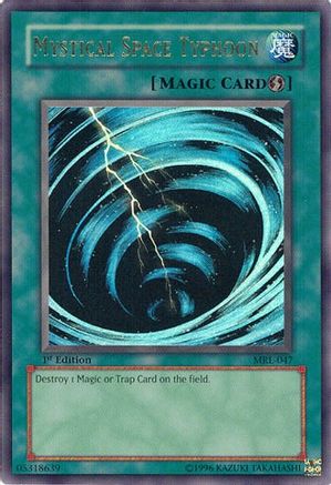 Mystical Space Typhoon (MRL-047) - Magic Ruler Unlimited - Premium Yugioh Single from Konami - Just $11.43! Shop now at Game Crave Tournament Store