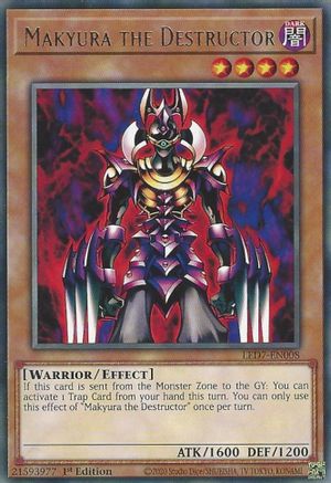 Makyura the Destructor (LED7-EN008) - Legendary Duelists: Rage of Ra Unlimited - Premium Yugioh Single from Konami - Just $0.25! Shop now at Game Crave Tournament Store
