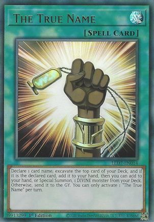 The True Name (LED7-EN014) - Legendary Duelists: Rage of Ra Unlimited - Premium Yugioh Single from Konami - Just $0.25! Shop now at Game Crave Tournament Store