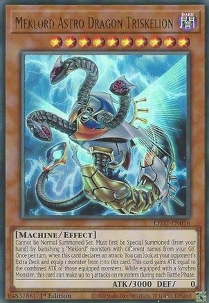 Meklord Astro Dragon Triskelion (LED7-EN016) - Legendary Duelists: Rage of Ra Unlimited - Premium Yugioh Single from Konami - Just $0.08! Shop now at Game Crave Tournament Store