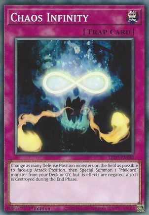 Chaos Infinity (LED7-EN030) - Legendary Duelists: Rage of Ra 1st Edition - Premium Yugioh Single from Konami - Just $0.25! Shop now at Game Crave Tournament Store