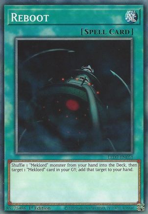 Reboot (LED7-EN051) - Legendary Duelists: Rage of Ra 1st Edition - Premium Yugioh Single from Konami - Just $0.25! Shop now at Game Crave Tournament Store