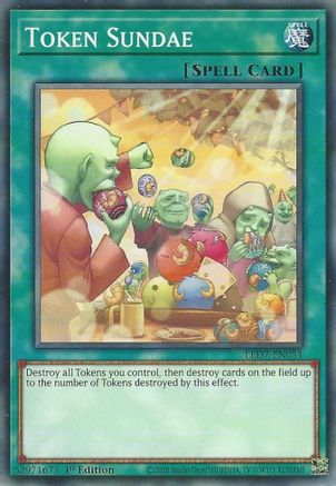 Token Sundae (LED7-EN054) - Legendary Duelists: Rage of Ra 1st Edition - Premium Yugioh Single from Konami - Just $0.25! Shop now at Game Crave Tournament Store