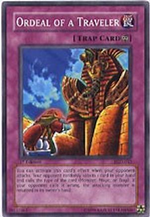 Ordeal of a Traveler (PGD-042) - Pharaonic Guardian 1st Edition - Premium Yugioh Single from Konami - Just $0.43! Shop now at Game Crave Tournament Store