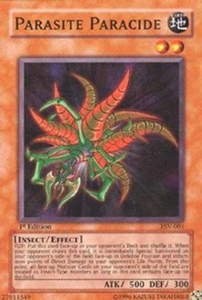 Parasite Paracide (PSV-003) - Pharaoh's Servant Unlimited - Premium Yugioh Single from Konami - Just $0.55! Shop now at Game Crave Tournament Store